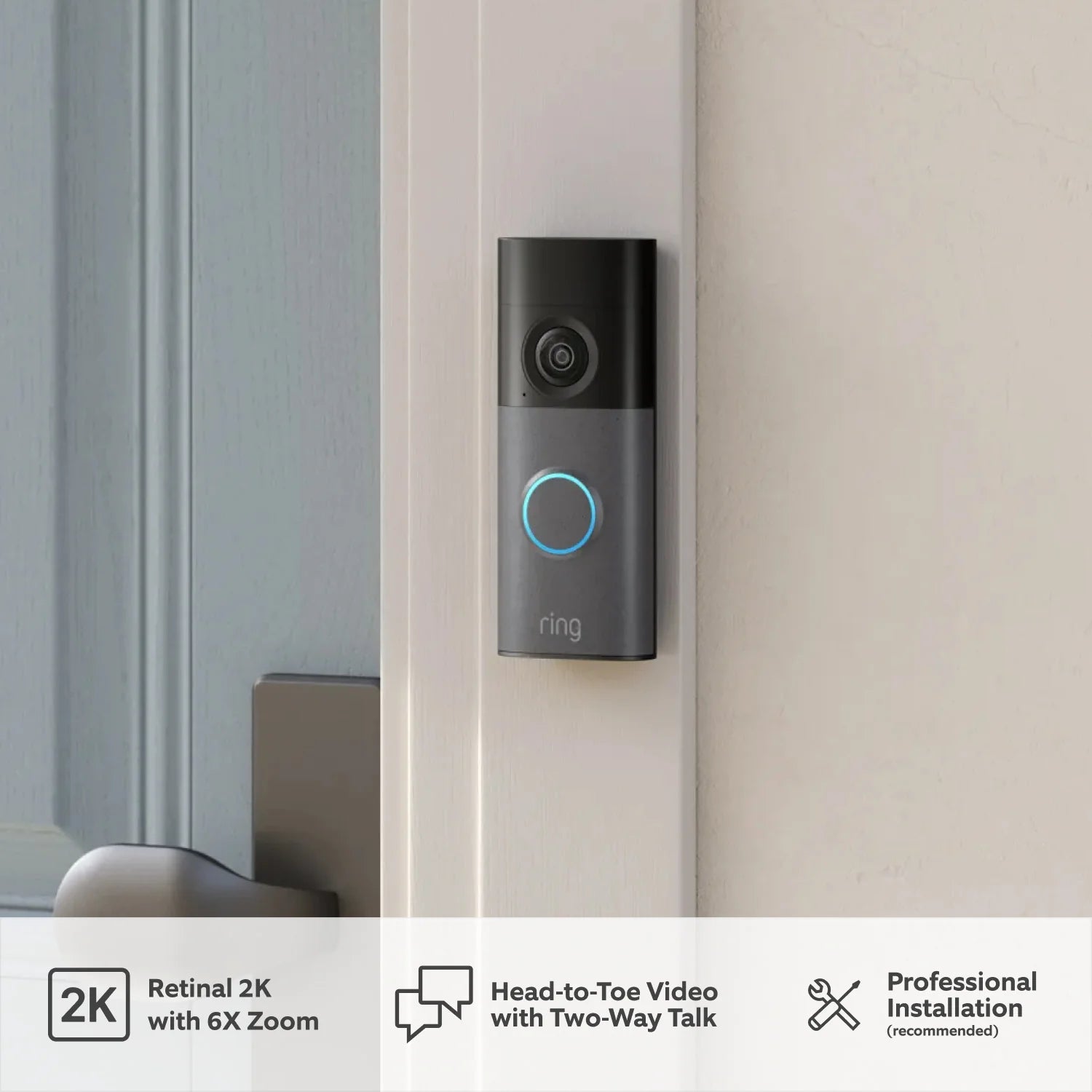 Wired Video Doorbell 2K